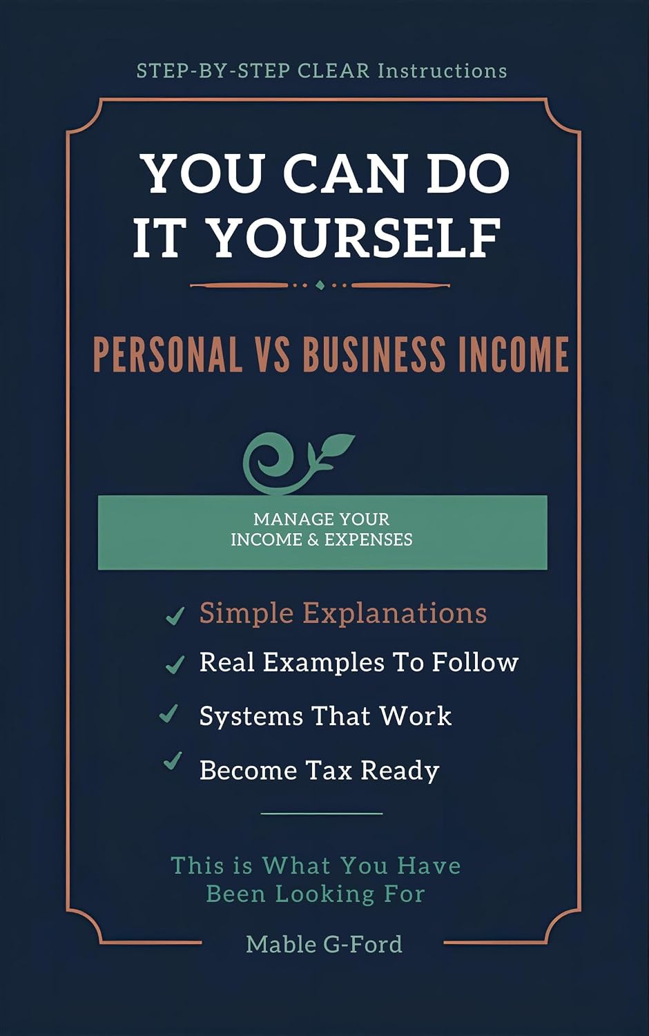 Personal vs Business Income: Manage Your Income And Expenses (English Edition) baixar livro de graça