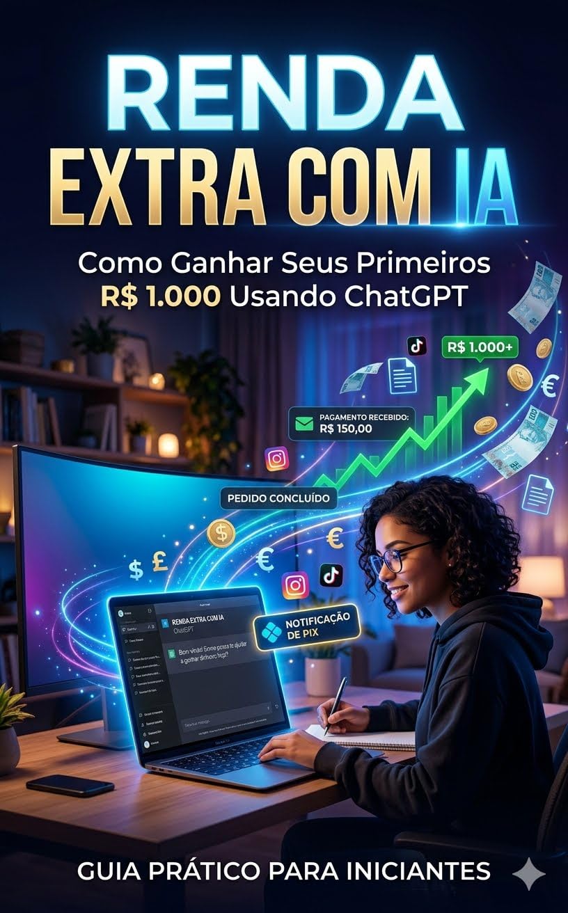 Renda Extra com IA: Como Ganhar Seus Primeiros R$ 1.000 Usando ChatGPT baixar o livro de graça
