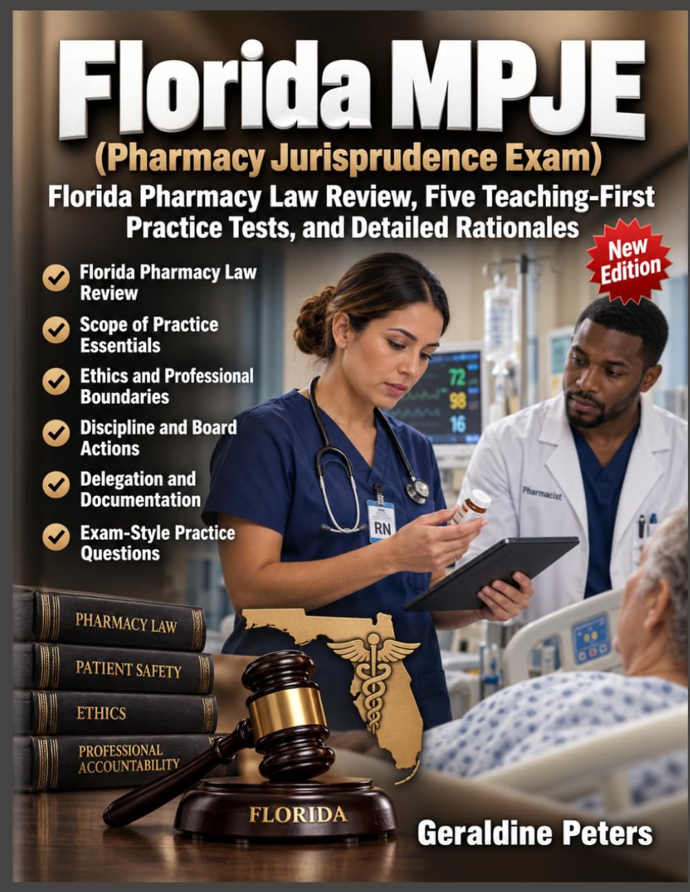 capítulo por capítulo baixar Florida MPJE (Pharmacy Jurisprudence Exam): Florida Pharmacy Law Review, Five Teaching-First Practice Tests, and Detailed Rationales