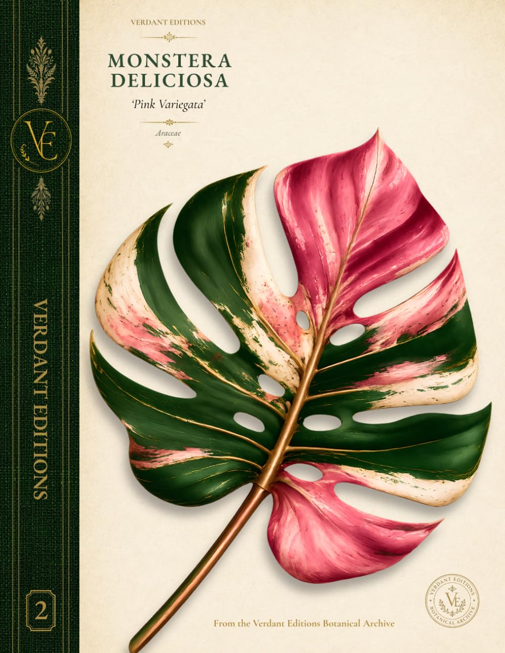 ler totalmente Verdant Editions No. 2: Monstera deliciosa 'Pink Variegata' Botanical Journal