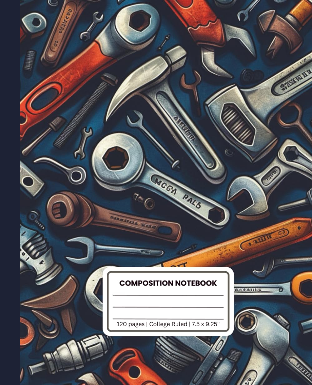ler totalmente Hand Tools Composition Notebook: College Ruled, 120 Pages, 7.5 x 9.25 Inches: Perfect for DIY Enthusiasts, Woodworkers, and Craft Lovers - Durable Soft Matte Cover