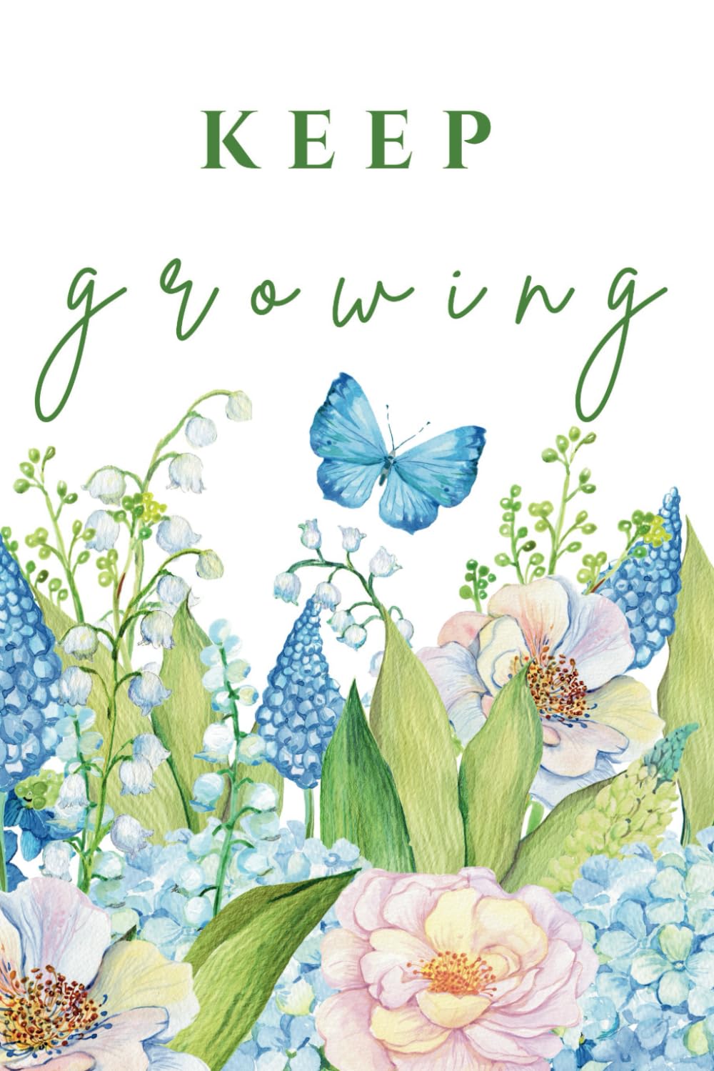 Keep Growing: Blank, Lined 100-Page Notebook with Blooms to Color on Every Page. Ideal for Journaling, Goal Setting, Reflections, or To-Do Lists. Great gift! baixar o livro de graça