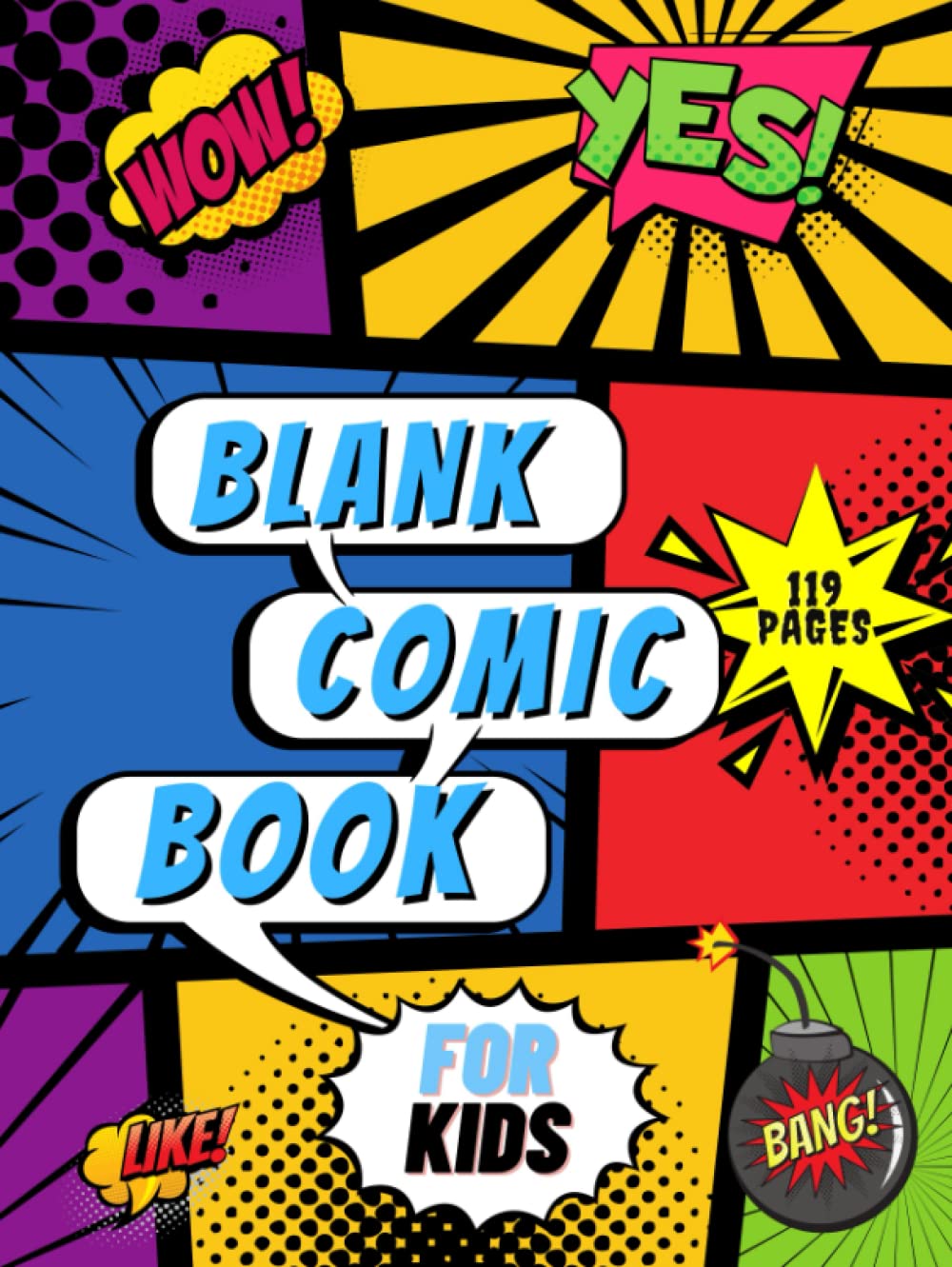 capítulo por capítulo baixar Blank Comic Book for Kids with Variety of Different Templates 2023: Create Your Own Comics With This Comic Book Journal Notebook: Over 100 Pages Big... Lots of Templates Cartoon (Blank Comic Books)