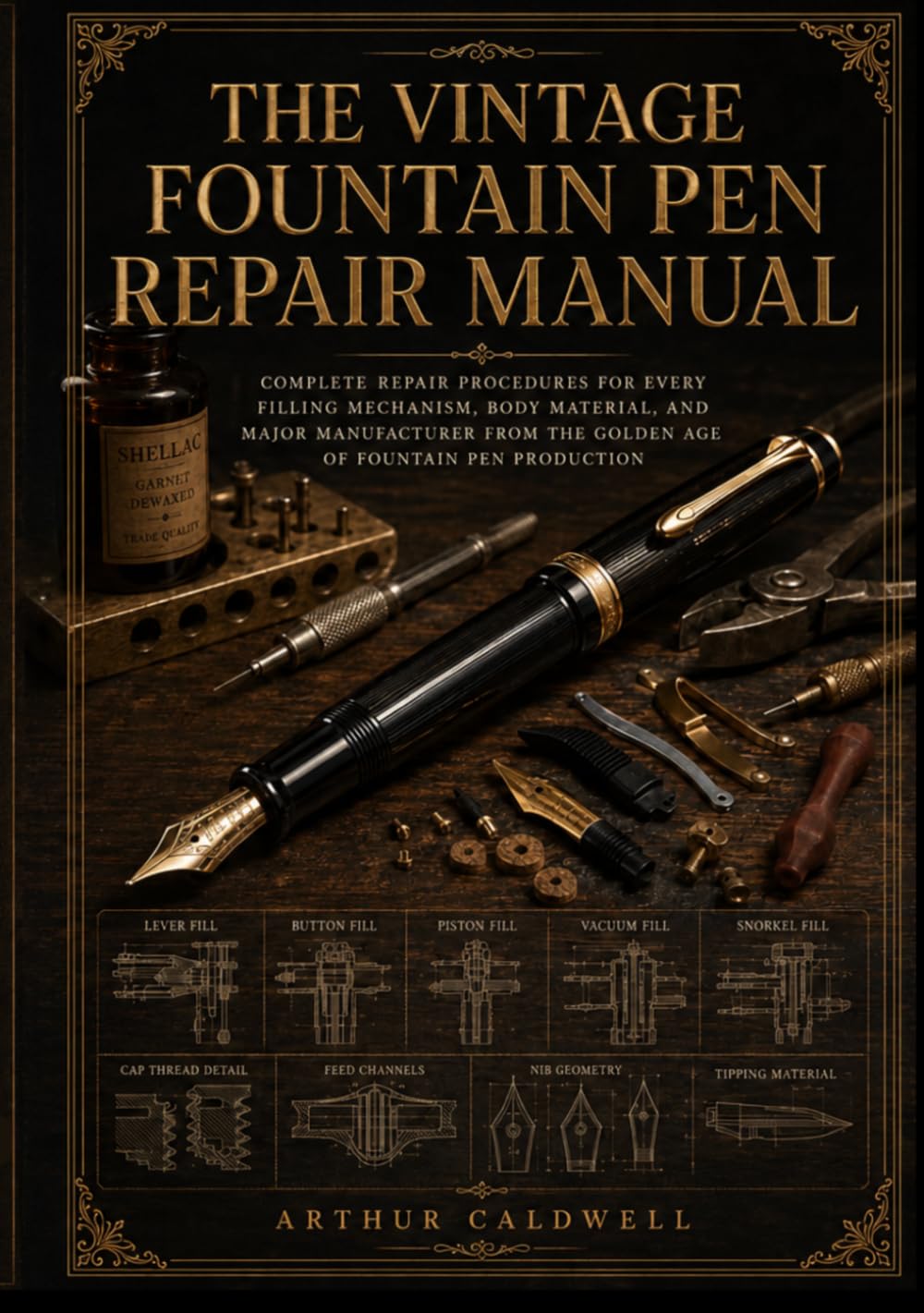capítulo por capítulo baixar The Vintage Fountain Pen Repair Manual: Complete Repair Procedures for Every Filling Mechanism, Body Material, and Major Manufacturer from the Golden Age of Fountain Pen Production