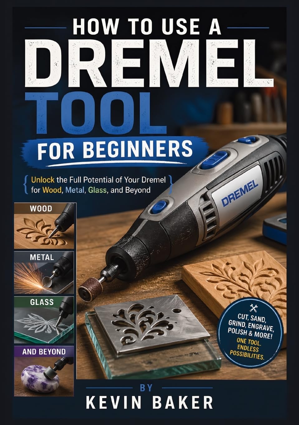 ler totalmente How to Use a Dremel Tool for Beginners: Unlock the Full Potential of Your Dremel for Wood, Metal, Glass, and Beyond