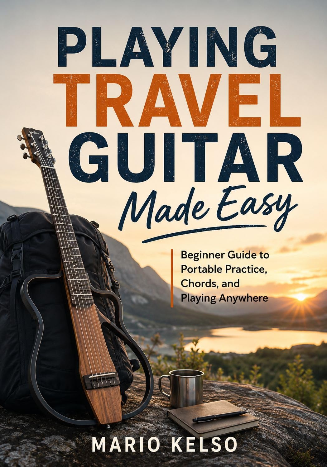 capítulo por capítulo baixar Playing Travel Guitar Made Easy: Beginner Guide to Portable Practice, Chords, and Playing Anywhere (English Edition)