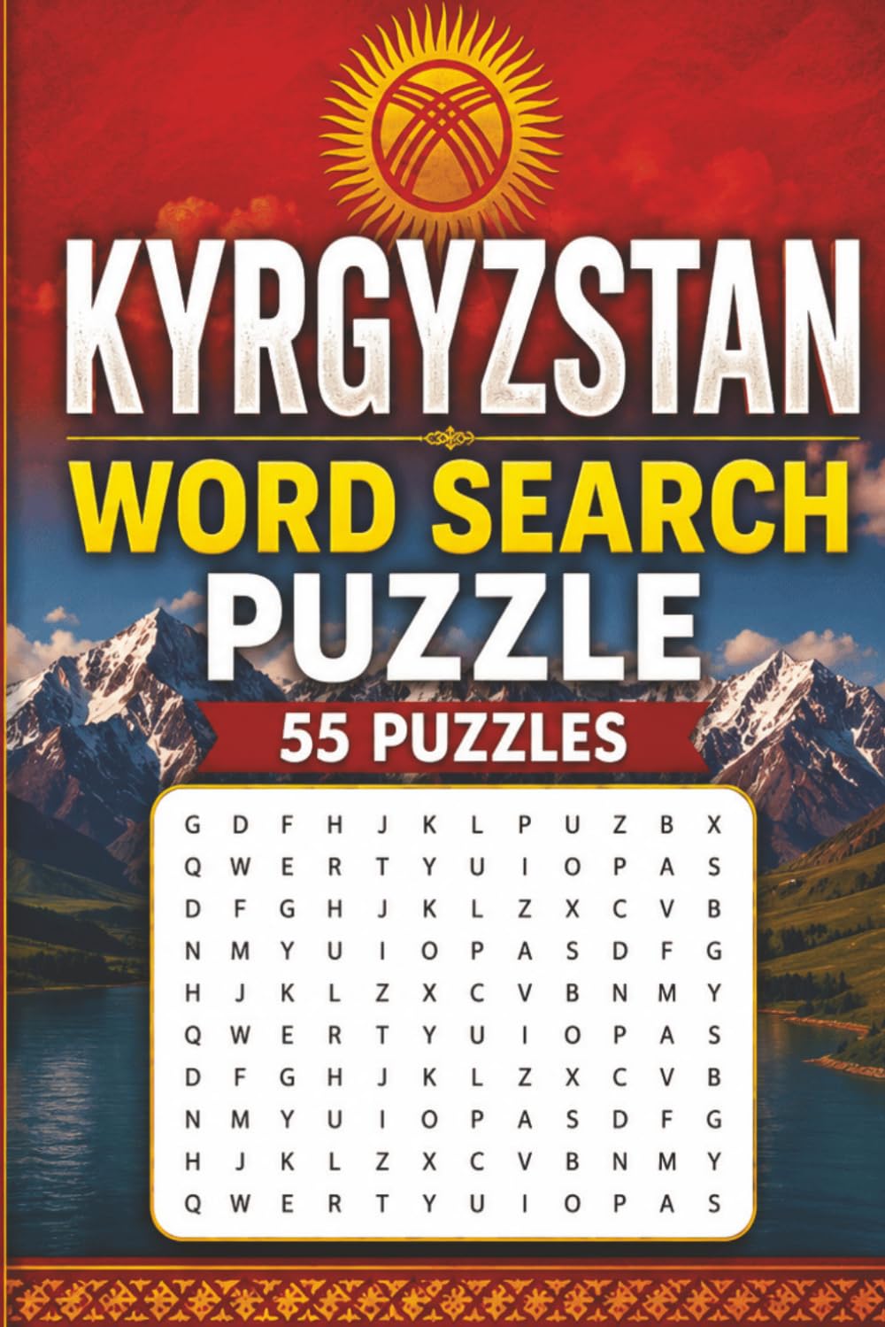 Kyrgyzstan Word Search Puzzle: 55 Puzzles Word Search about Laos and More | 6x9 inches, 110 pages | Gift for Laos & Countries Lover baixar o livro de graça