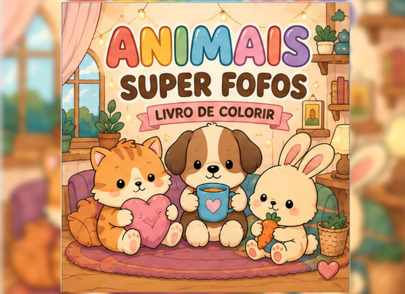 ler totalmente Animais Super Fofos: Livro de Colorir com Animais Fofinhos em Ambientes Aconchegantes para Relaxar e se Divertir (Portuguese Edition)
