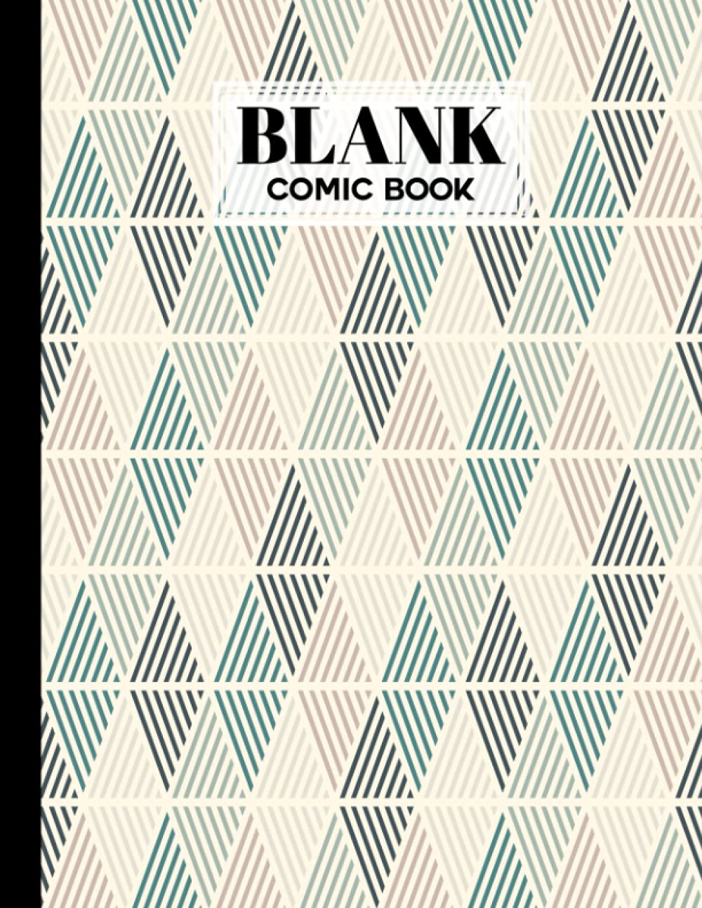 Blank Comic Book: Rhombuses Cover Blank Comic Book, Create Your Own Story, Journal, Notebook, Sketchbook for Kids and Adults, 120 Pages - Size 8.5" x 11" Notebook by Mario Steffen baixar livro de graça