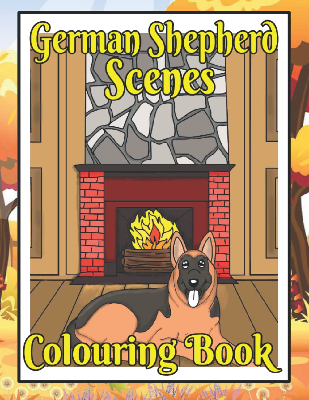 German Shepherd Scenes Colouring Book: German Shepherd Dog gifts for women baixar livro de graça