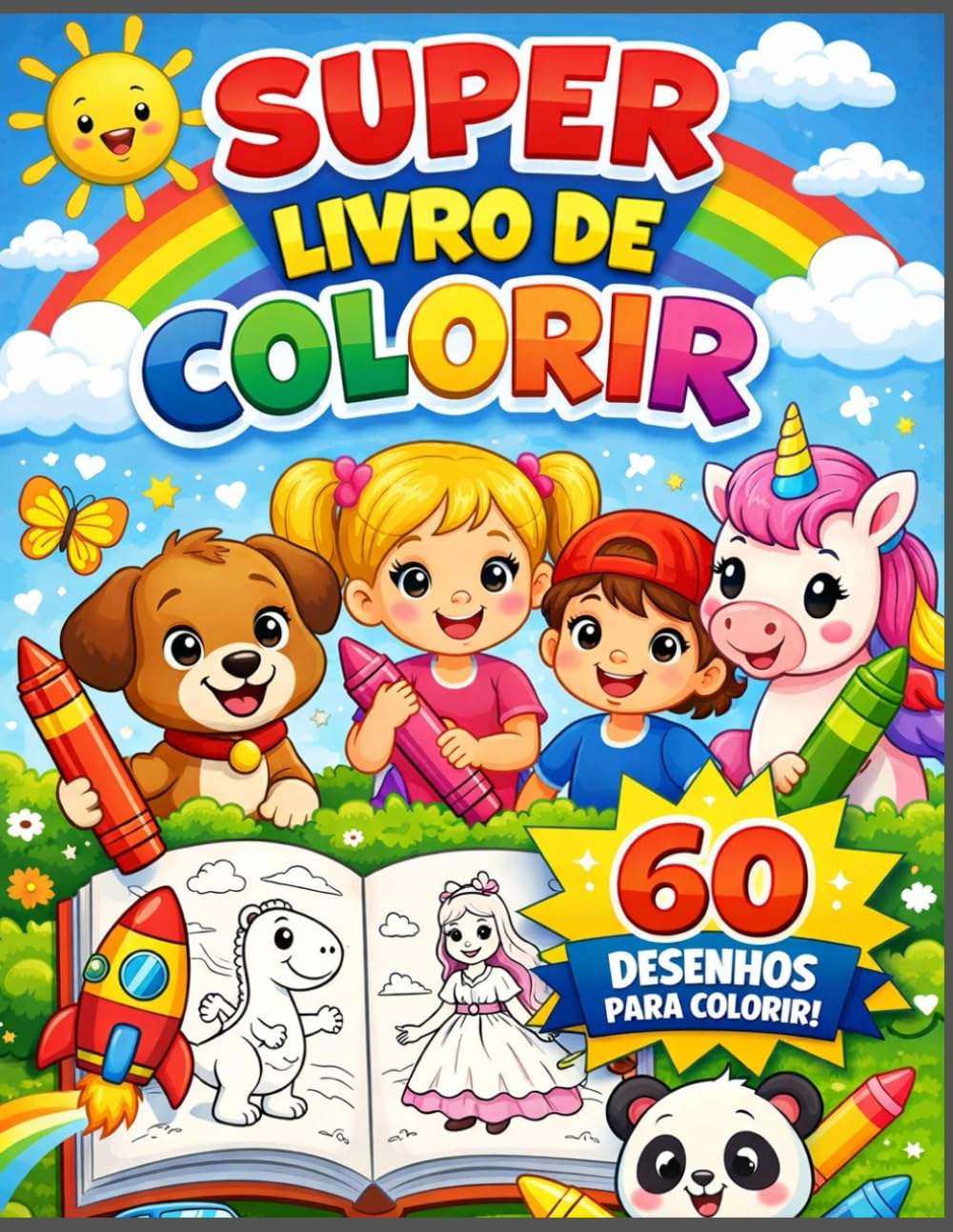 capítulo por capítulo baixar Super Livro de Colorir: Ediçao Unicornios (Portuguese Edition)