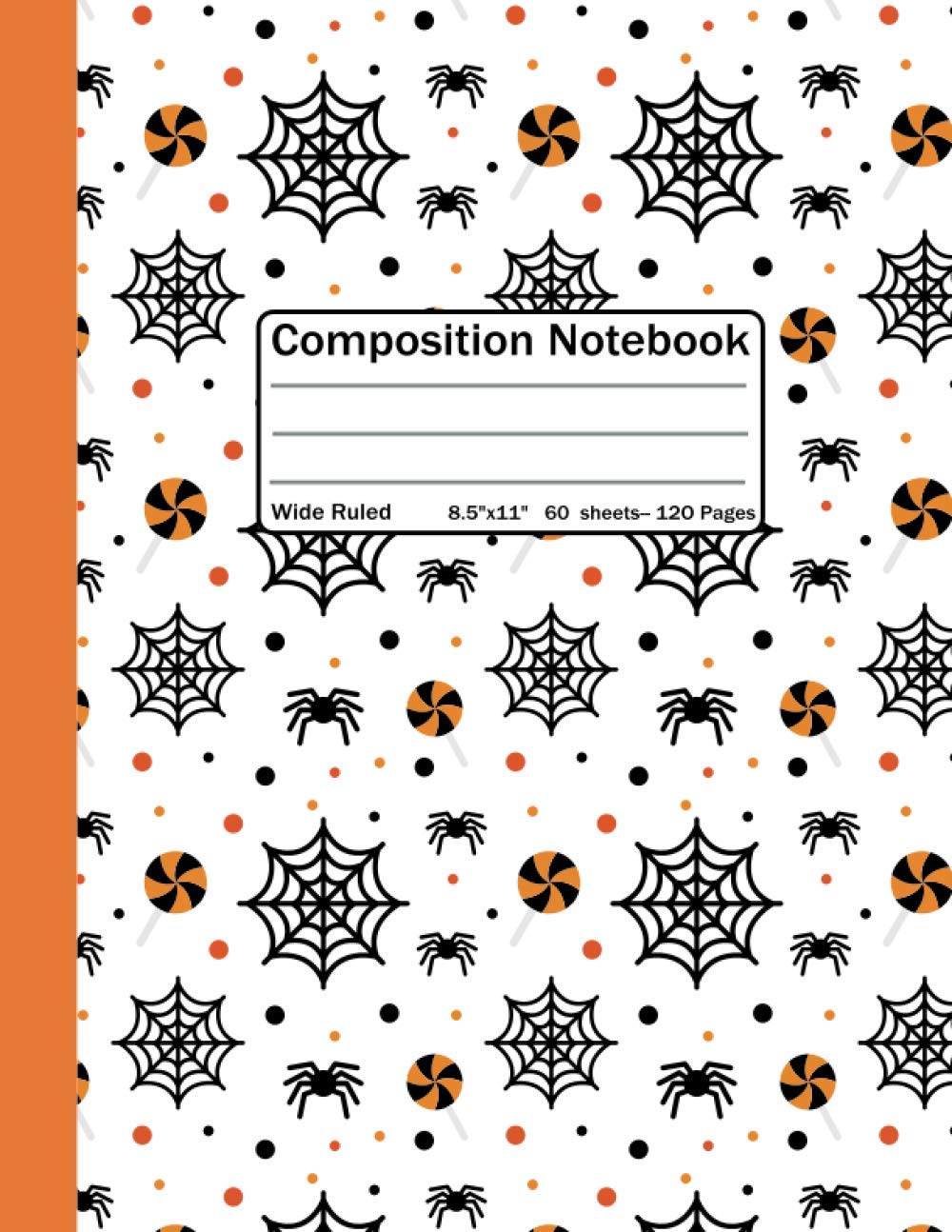 Composition Notebook: Wide Ruled Lined Paper Notebook Journal, Cute Halloween Workbook for Boys Girls Kids Teens Students for Back to School and Home College Writing Notes. baixar livro de graça