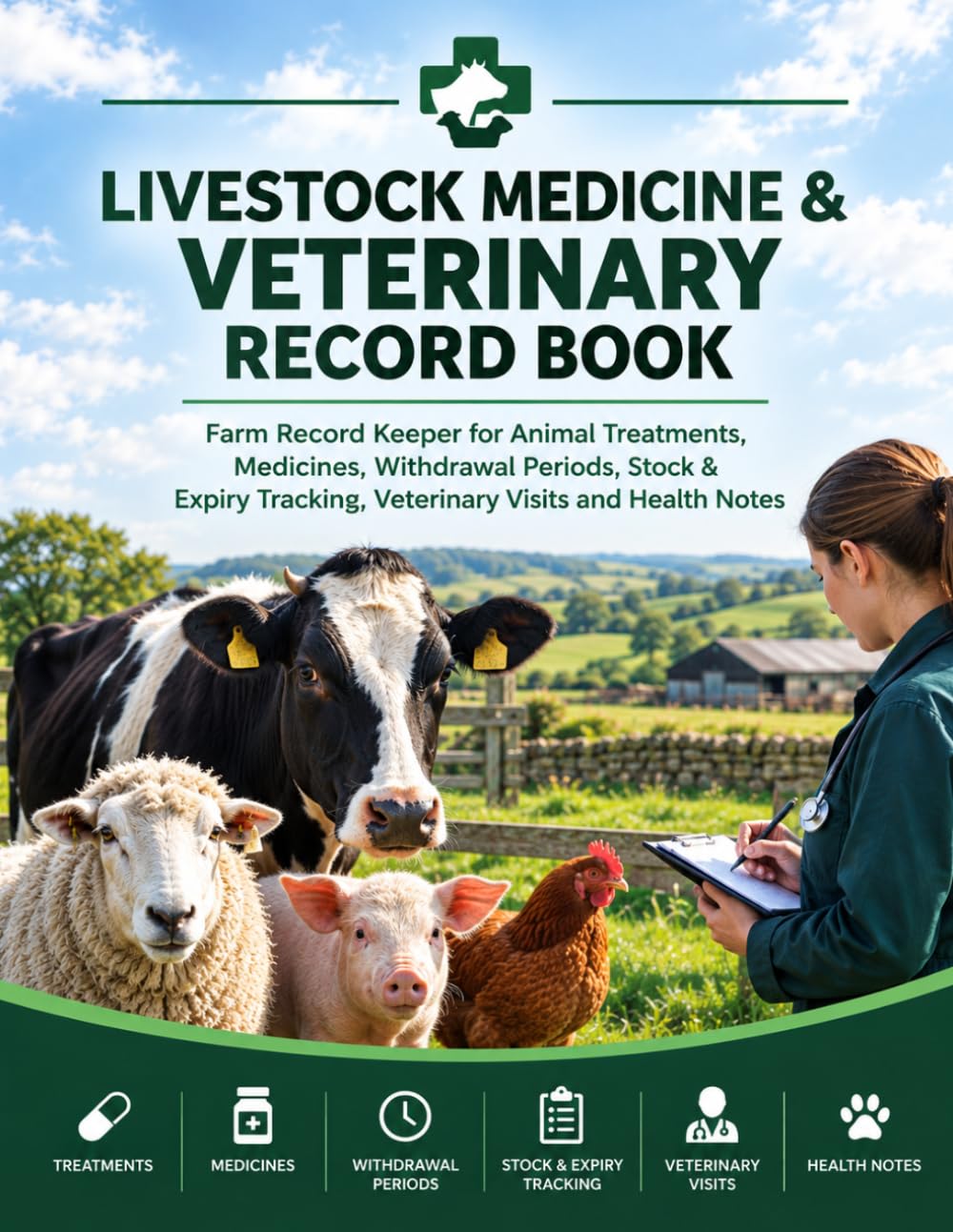 capítulo por capítulo baixar LIVESTOCK MEDICINE & VETERINARY RECORD BOOK: A Practical Farm Log for Animal Treatments, Medicines, Withdrawal Periods, Stock & Expiry Tracking & Health Records