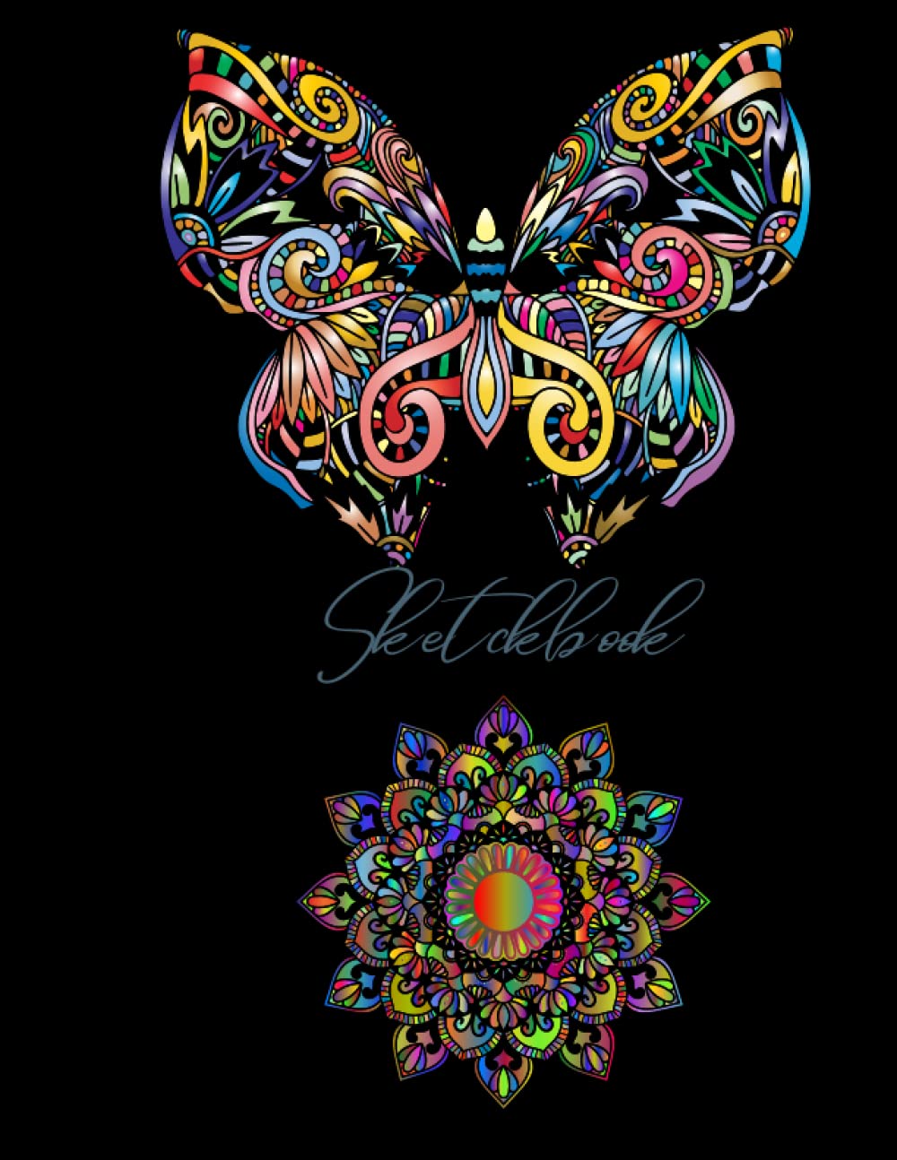 ler totalmente Sketchbook Mandala: Mandala with black matte finish. 8.5 x 11 size. 120 Blank pages for drawing, doodling, painting and writing. Stylish and stunning!