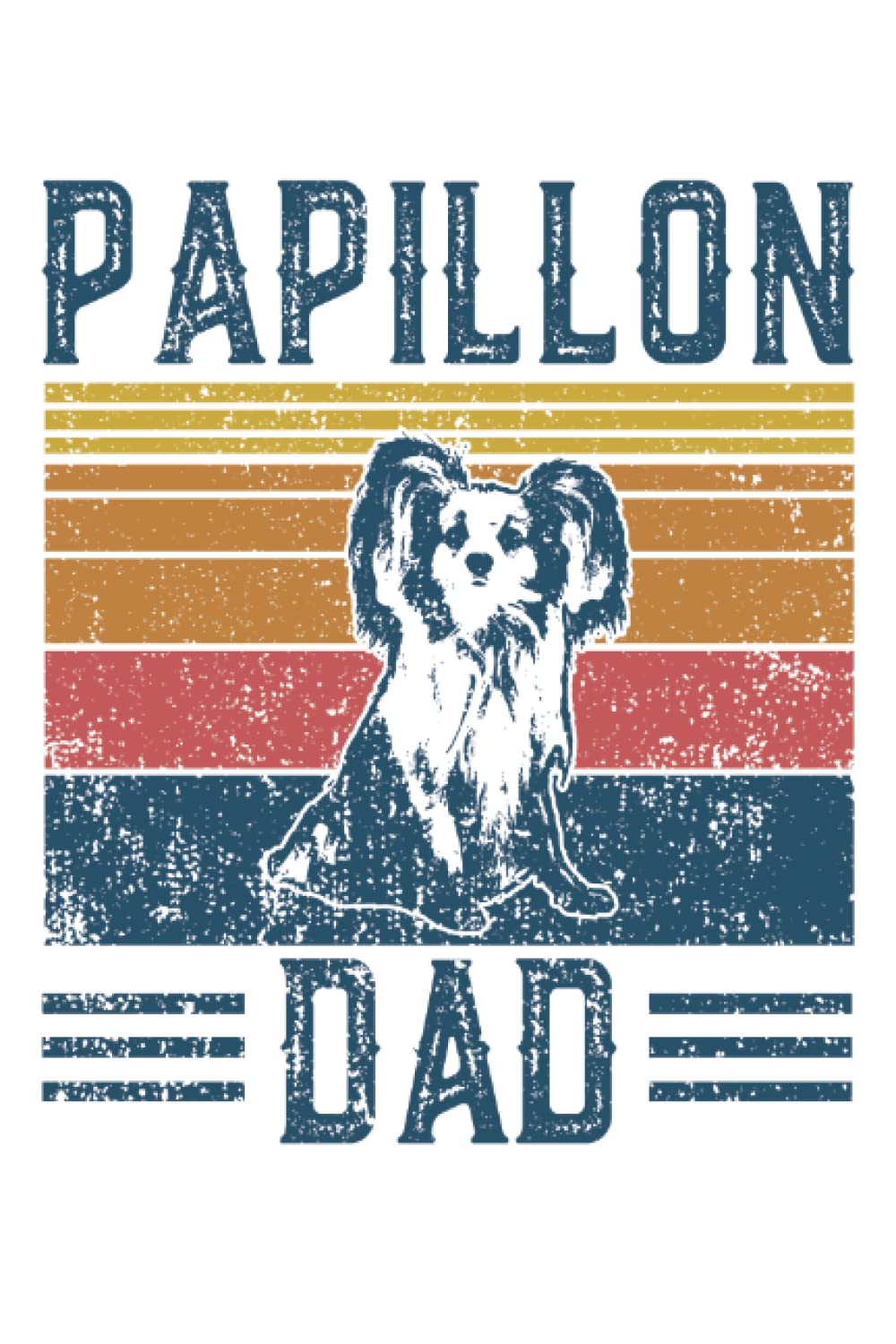 Dog Papillon Dad - Vintage Papillon Dad: A Journal Size (6 x 9 inches) Notebook | Diary | Planner with 120 Dot Grid Pages baixar o livro de graça
