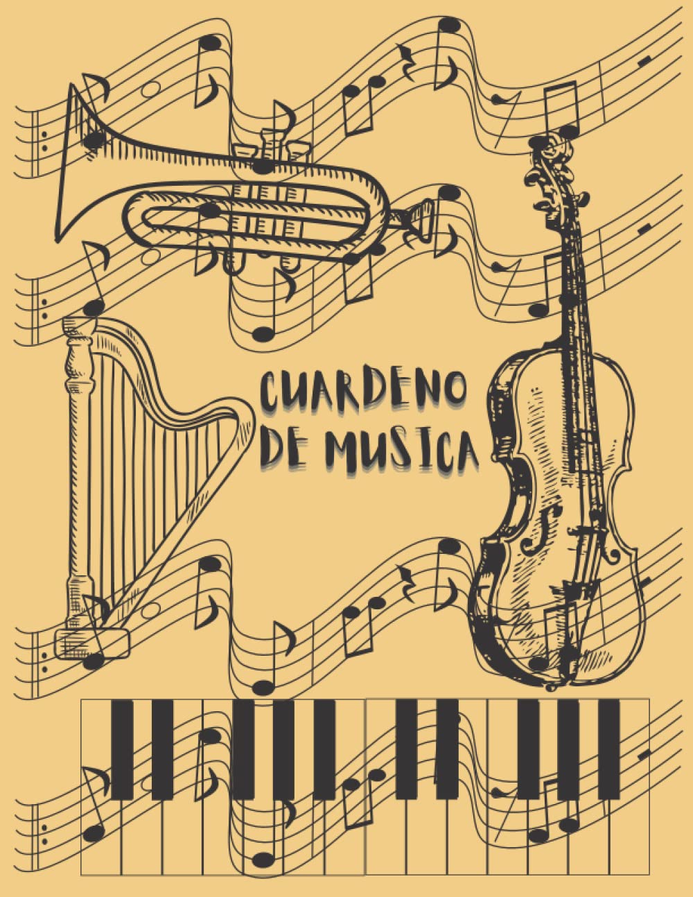ler totalmente Cuaderno de Música Pentagramas: Libreta de Musica para Notacion (Spanish Edition)