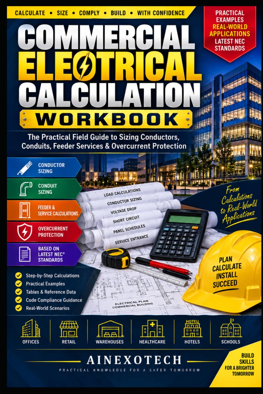 ler totalmente Commercial Electrical Calculation Workbook: The Practical Field Guide to Sizing Conductors, Conduits, Feeder Services & Overcurrent Protection