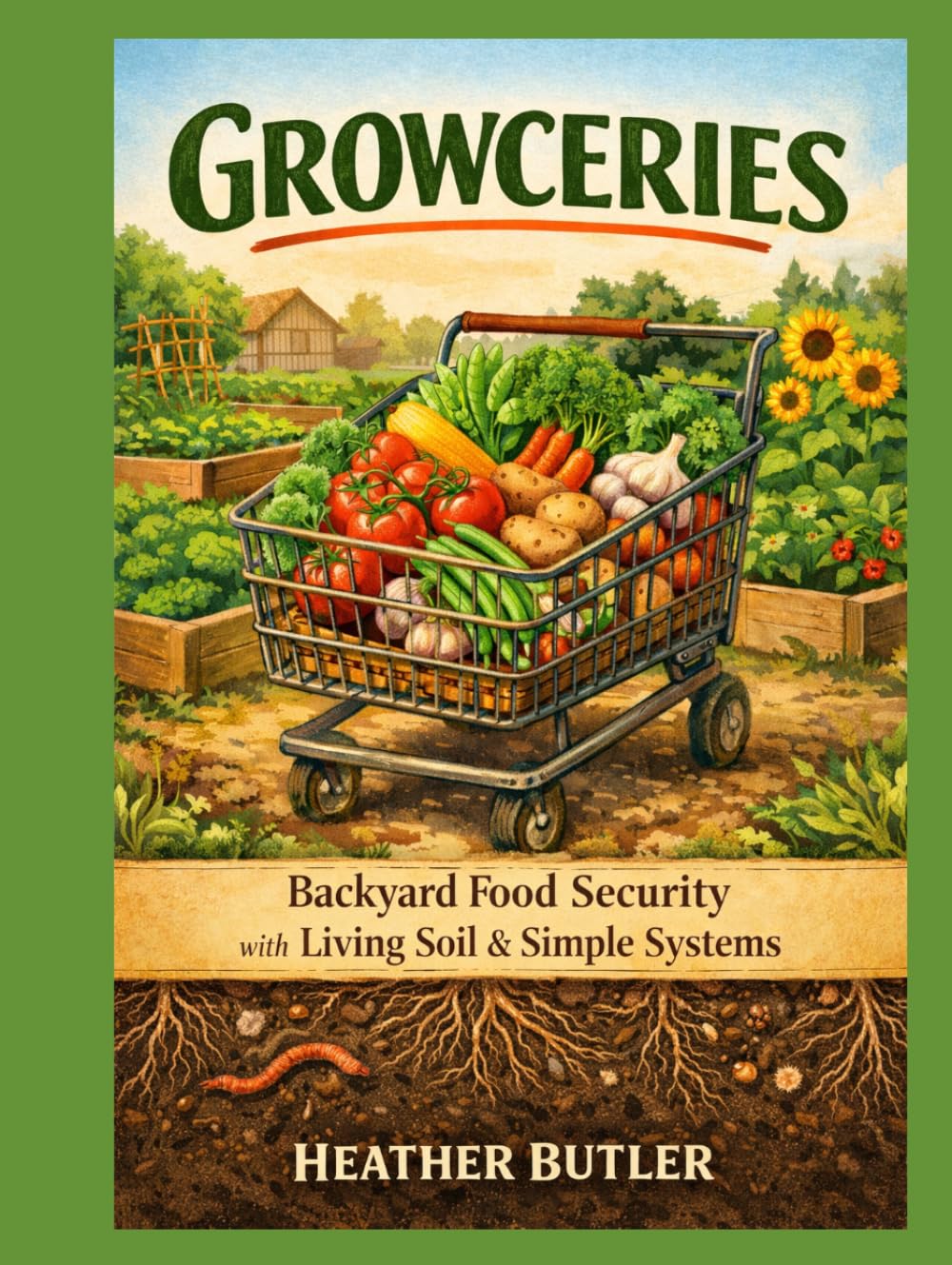 Growceries: How to build backyard food security with living soil, simple systems, and a garden that works with your brain. baixar o livro de graça