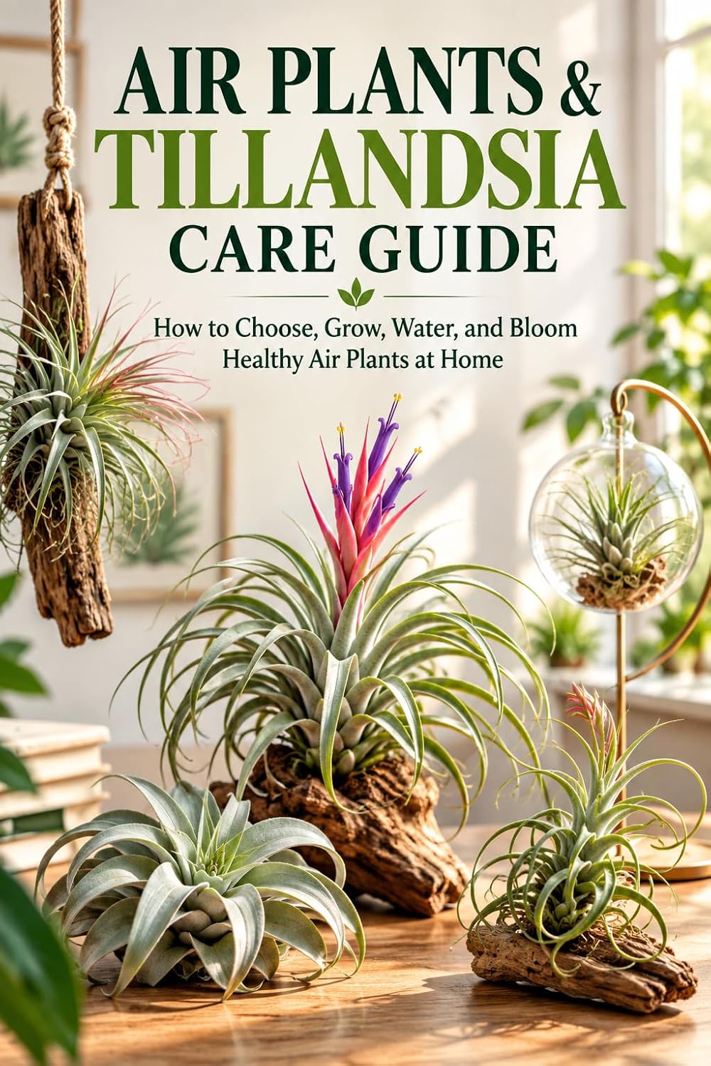 Air Plants & Tillandsia Care Guide: How to Choose, Grow, Water, and Bloom Healthy Air Plants at Home (CHOOSE THE RIGHT HOUSEPLANT) (English Edition) baixar o livro de graça