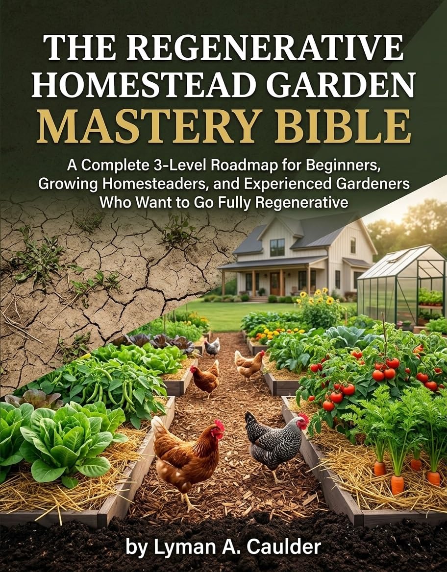 ler totalmente REGENERATIVE HOMESTEAD GARDEN MASTERY BIBLE: A Complete 3‑Level Roadmap for Beginners, Growing Homesteaders, and Experienced Gardeners Who Want to Go Fully Regenerative. (English Edition)