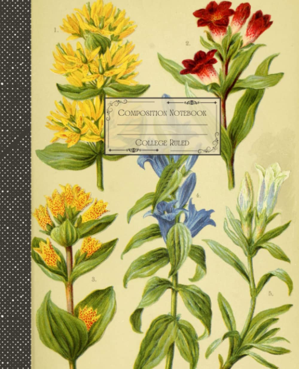 capítulo por capítulo baixar Vintage Botanical Floral Composition Notebook College Ruled: Antique Botanical Floral Illustration | Classic Composition Notebook for Writing and... for College Students, School and Work.