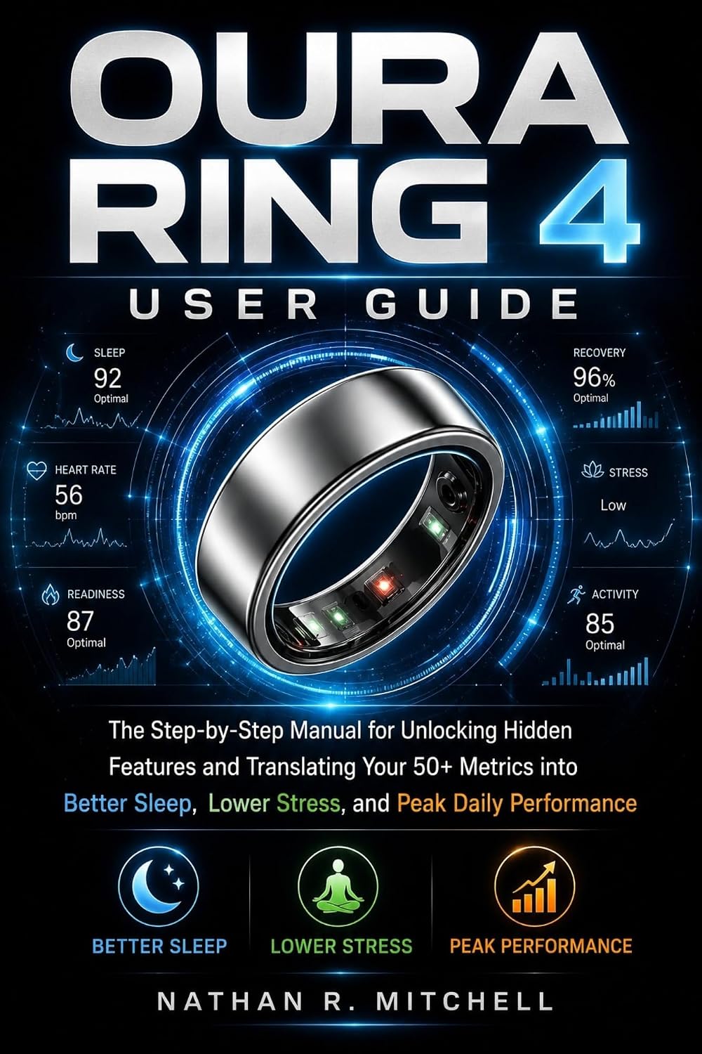 ler totalmente OURA RING 4 USER GUIDE: The Step-by-Step Manual for Unlocking Hidden Features and Translating Your 50+ Metrics into Better Sleep, Lower Stress, and Peak Daily Performance. (English Edition)
