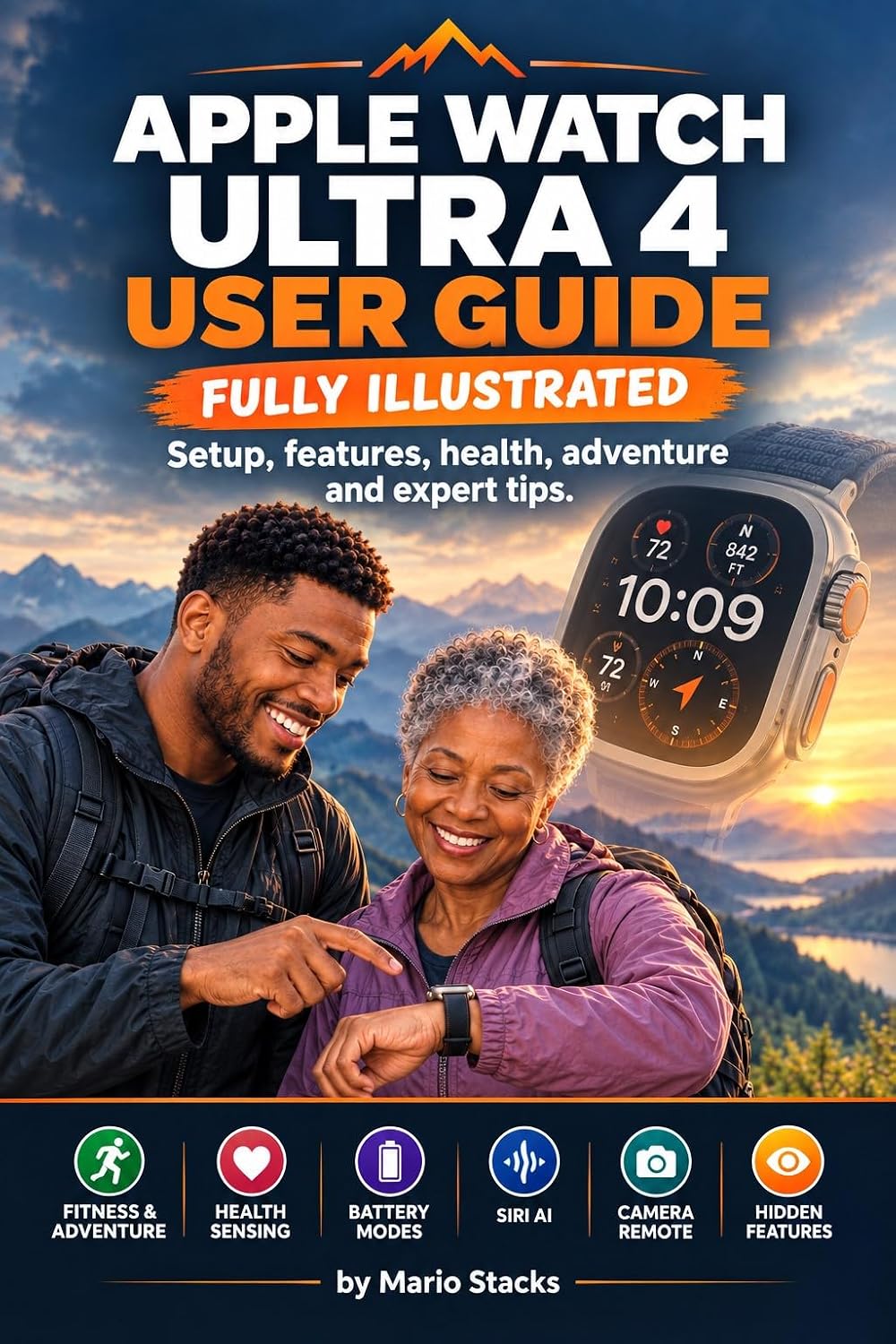 ler totalmente APPLE WATCH ULTRA 4 USER GUIDE: An Illustrated Step-by-Step Manual to Master Setup, Fitness & Adventure, Battery, Siri AI, Camera Remote & Hidden Features... For Beginners and Seniors (English Edition)