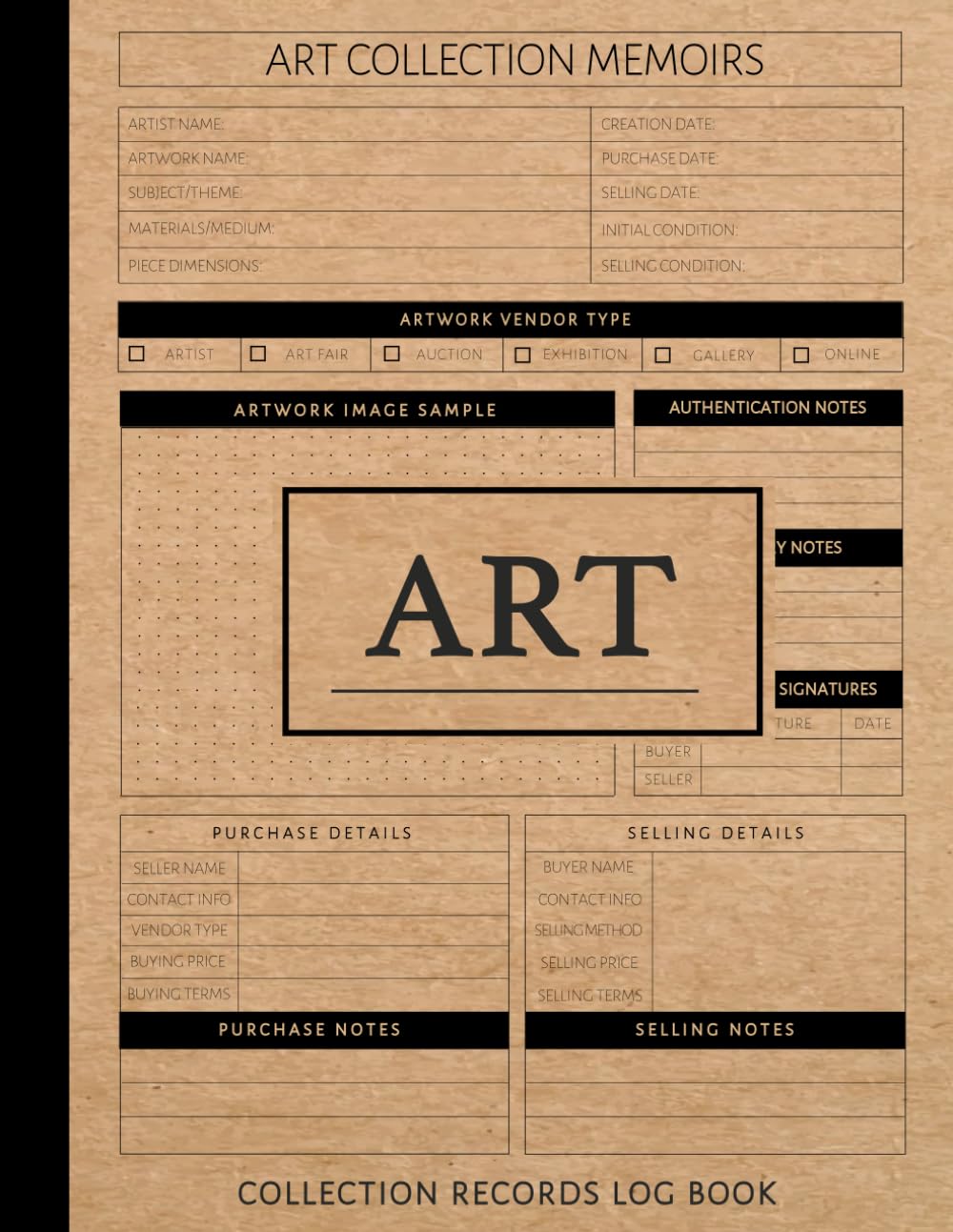 capítulo por capítulo baixar Art Collection Records Log Book: Preserve & Document Every Masterpiece. Ideal for Collectors, Artists, and Antique Enthusiasts