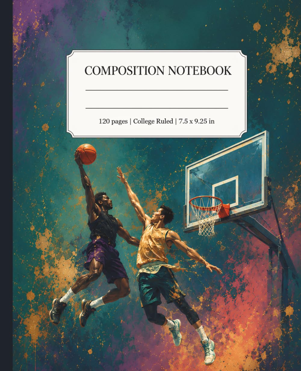 Basketball Composition Notebook: College Ruled Sports Journal for School Notes, Homework, Practice Planning & Student Writing baixar livro de graça