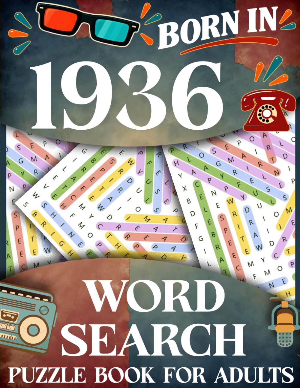 Born in 1936: Word Search Puzzle Book for Adults: Large Print Word Search Puzzle Book for Adults-Relaxing Brain Games and Fun Challenges for Men and Women baixar o livro de graça