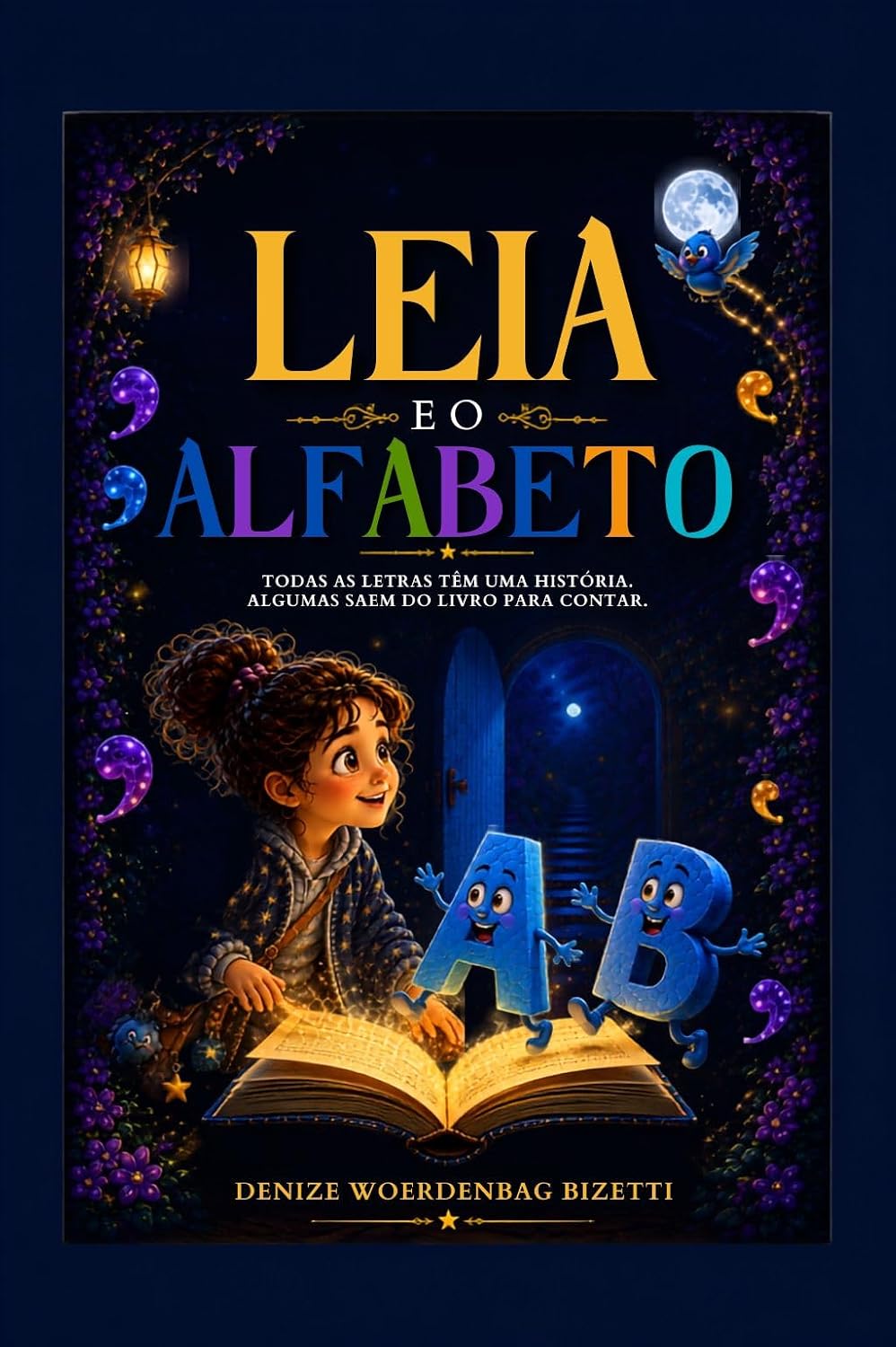 ler totalmente LEIA E O ALFABETO: TODAS AS LETRAS TÊM UMA HISTÓRIA. ALGUMAS SAEM DO LIVRO PARA CONTAR.