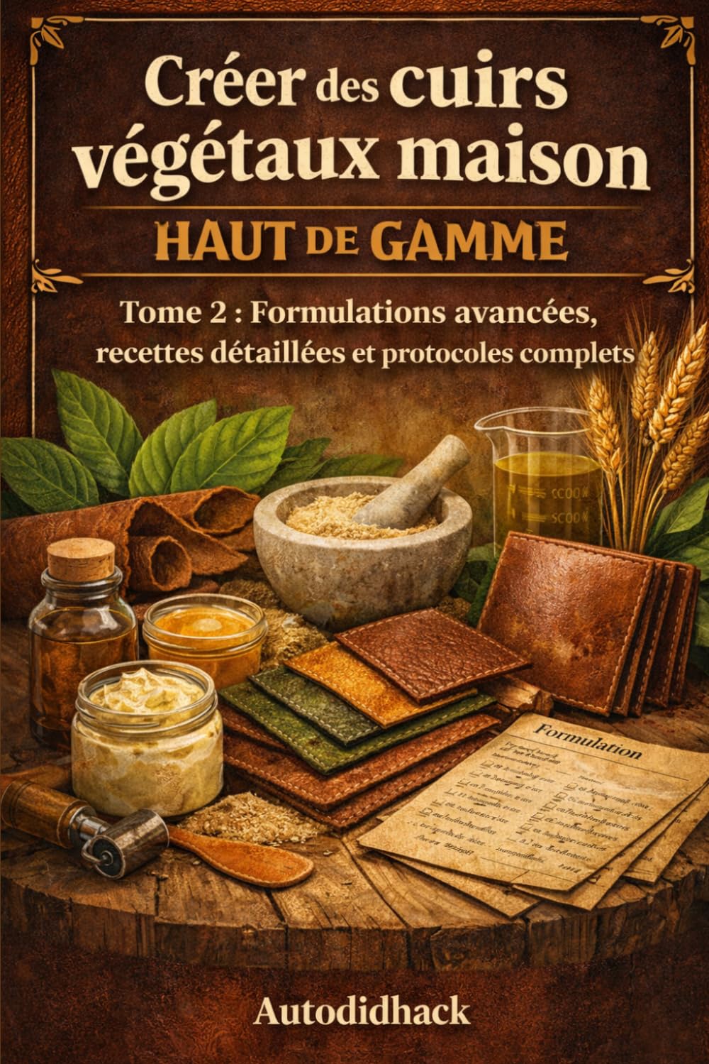 Créer des cuirs végétaux maison haut de gamme: Tome 2: Formulations avancées, recettes détaillées et protocoles complets (French Edition) baixar livro de graça