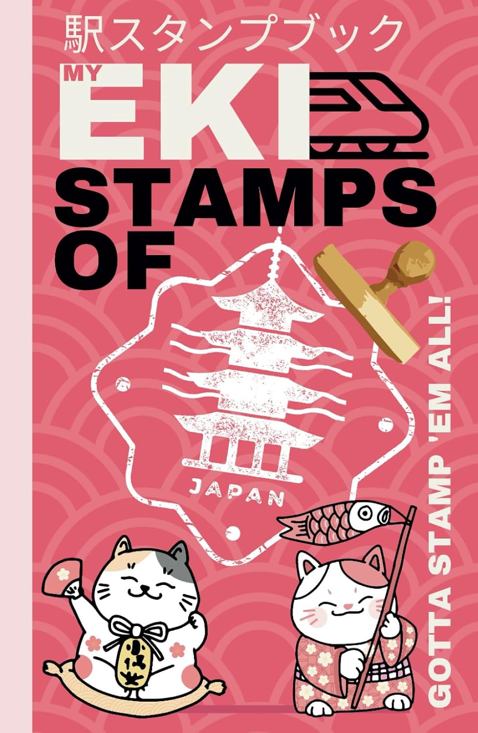Gotta stamp 'em all: A hardcover Japan Travel stamp book for Collecting Eki Stamps at Train Stations, theme parks, Shrines and Other Hidden Wonders... and Seniors - 100 Premium Cream Paper pages baixar livro de graça