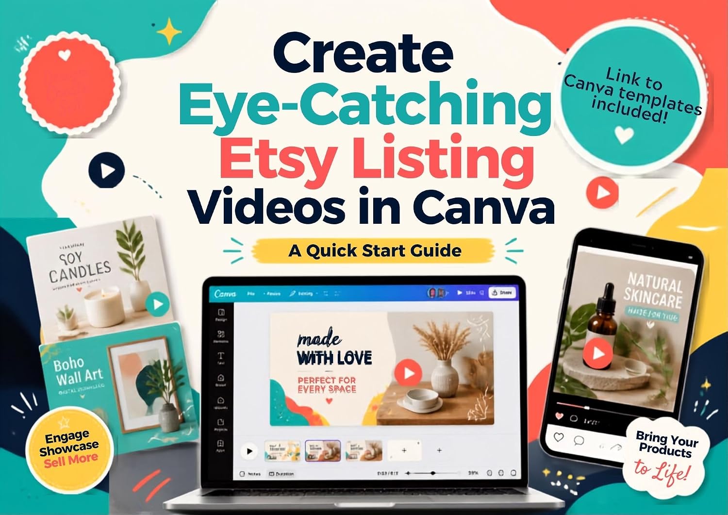 ler totalmente Create Eye-Catching Etsy Listing Videos - Quick Start Guide (English Edition)