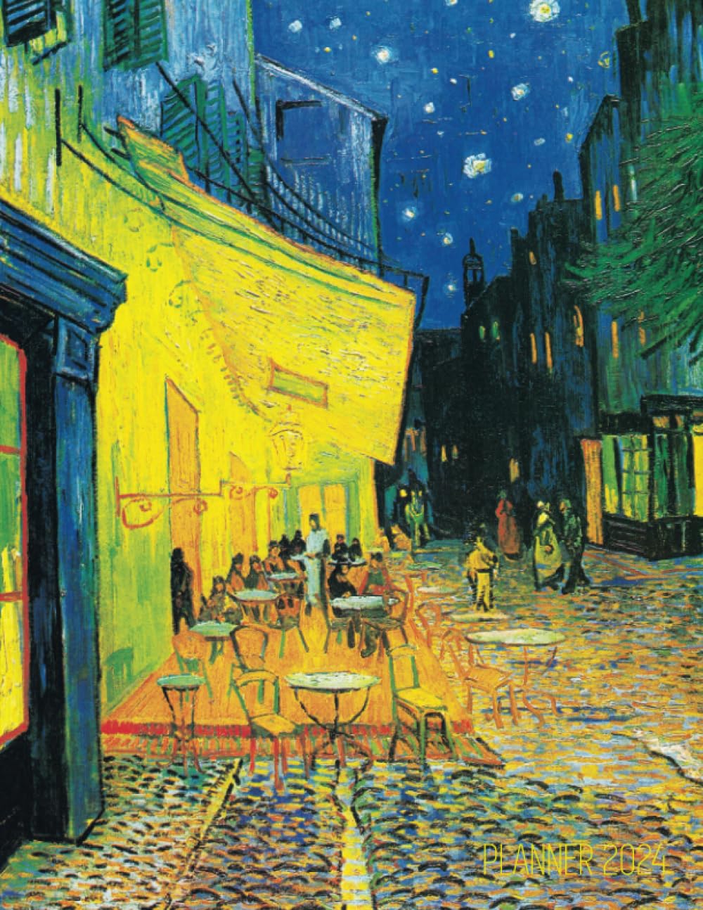 Vincent Van Gogh Planner 2024: Terrace of a Cafe at Night in Arles, France | Artistic Daily Scheduler with January–December Year Calendar (12 Months) baixar livro de graça
