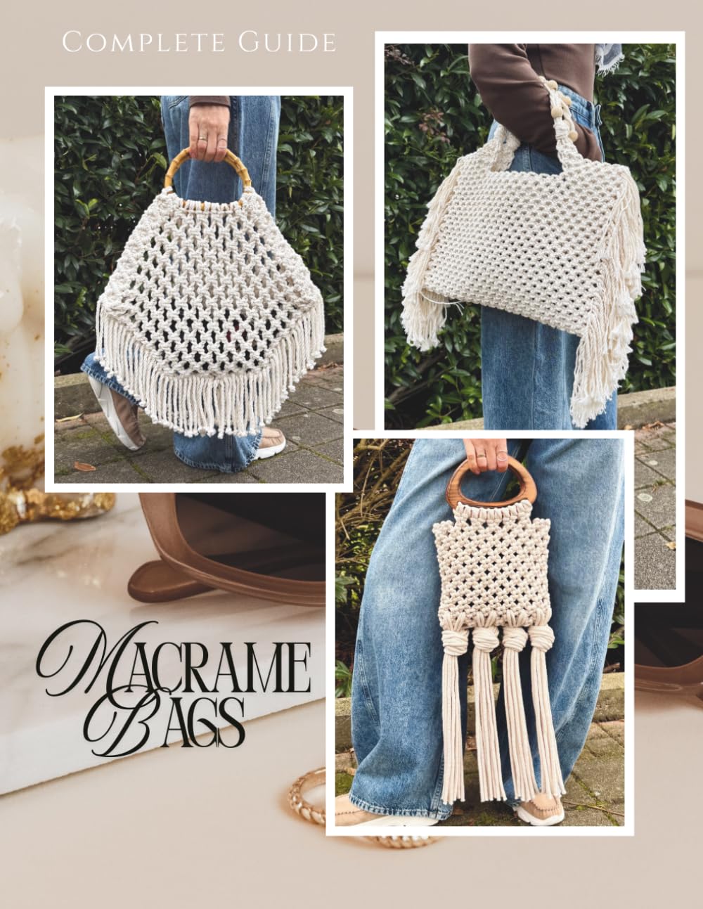 Macrame Bags: Complete Guide to make 3 Modern Bags baixar livro de graça