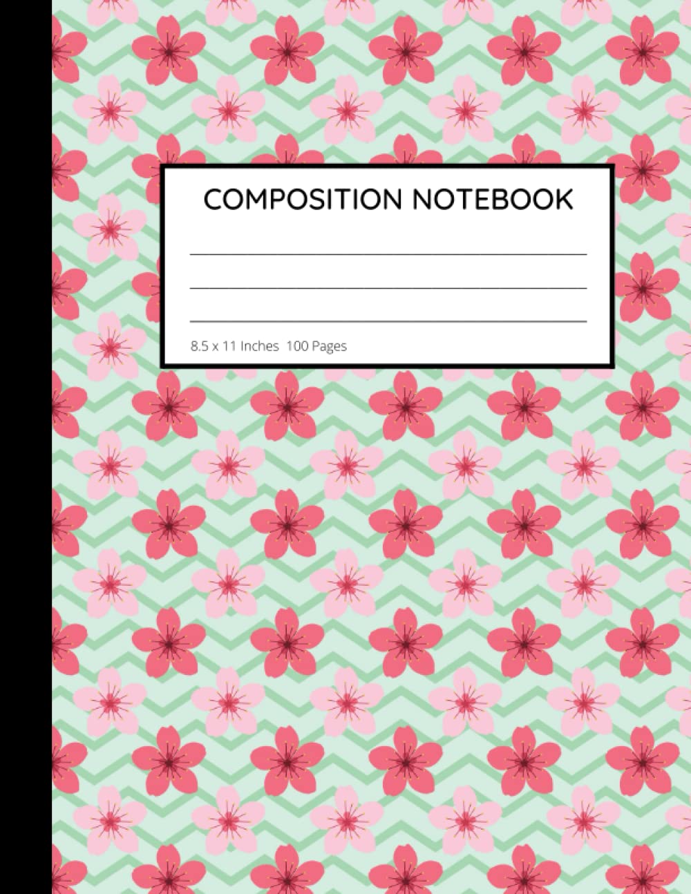 Japanese Cherry blossom Composition Notebook: Wide ruled Pages with Pink Sakura Flowers Pattern for Back to School Writing Pad baixar o livro de graça