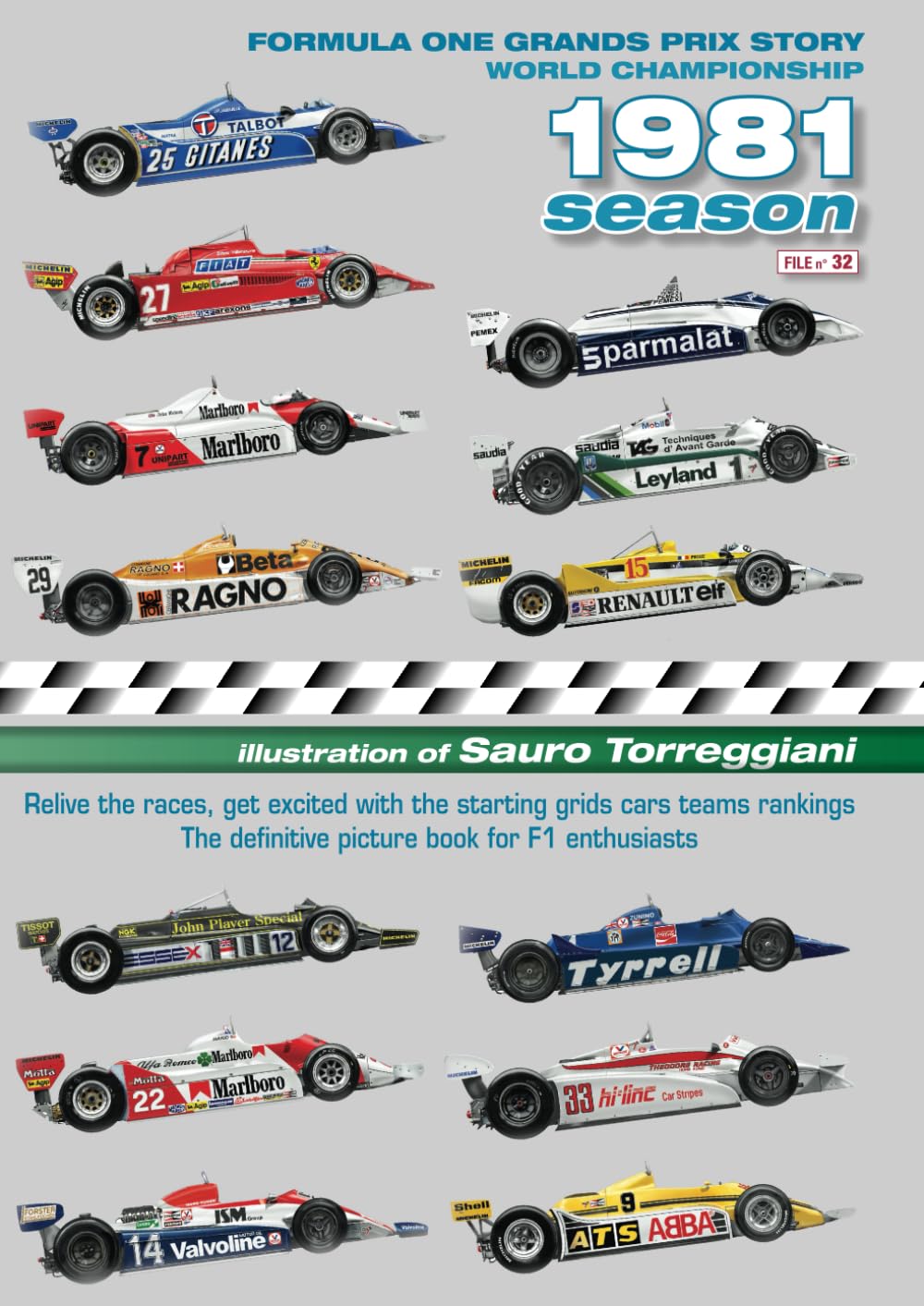 Formula One Grands Prix Story 1981 Season World Championship: Relive the races, get excited with the starting grids cars teams rankings. The definitive picture book for F1 enthusiasts baixar o livro de graça