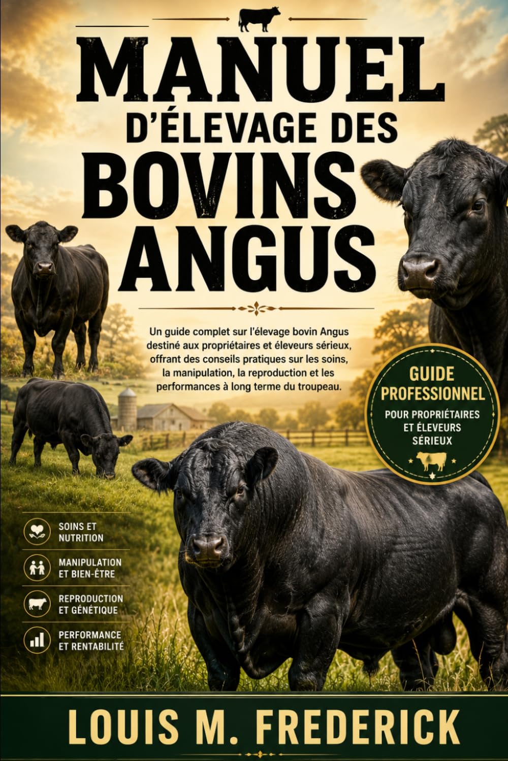 MANUEL D'ÉLEVAGE DES BOVINS ANGUS: Un guide complet sur l'élevage bovin Angus destiné aux propriétaires et éleveurs sérieux, offrant des conseils... à long terme du troupeau. (French Edition) baixar o livro de graça