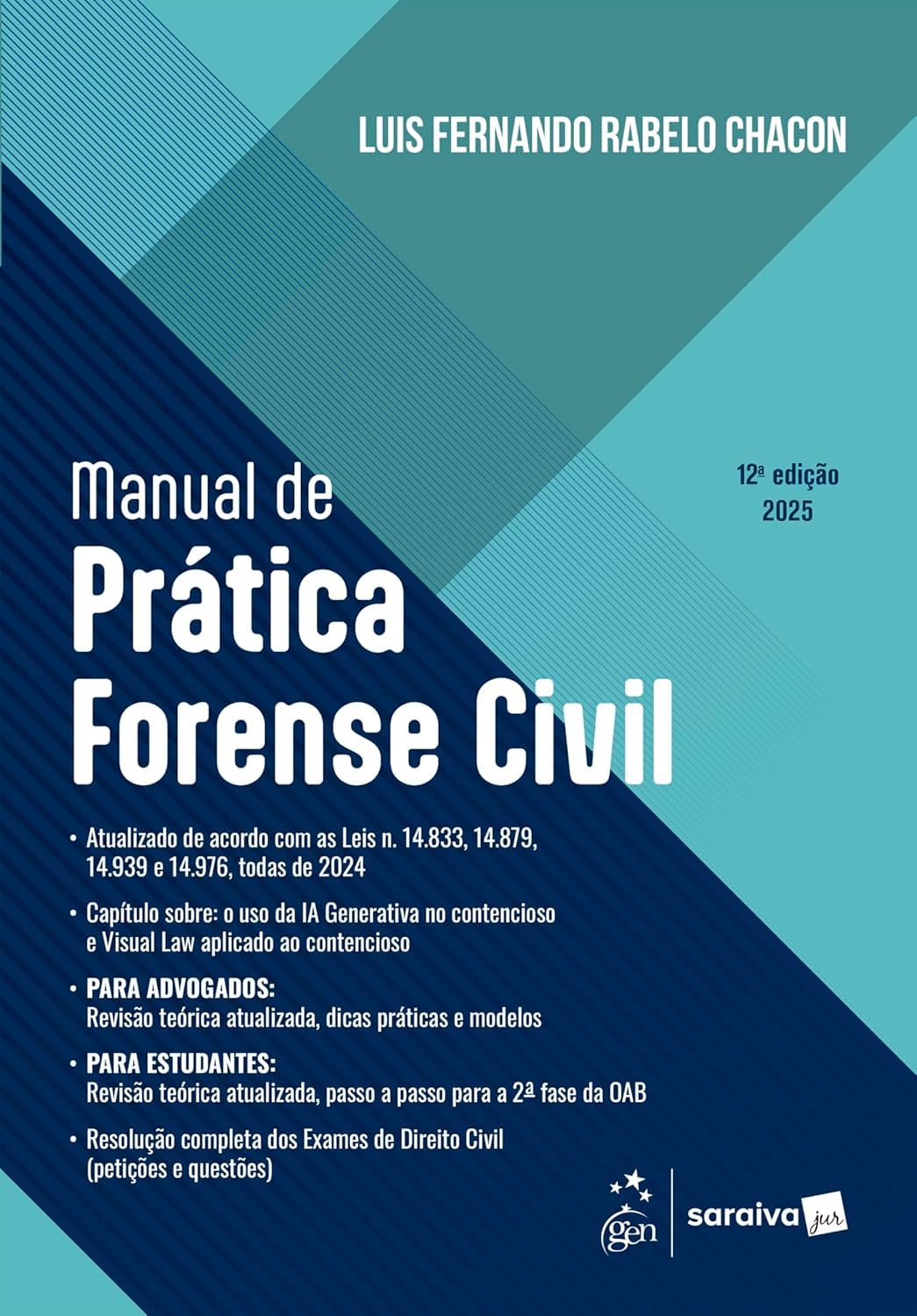 ler totalmente Manual de Prática Forense Civil 12ª Edição 2025