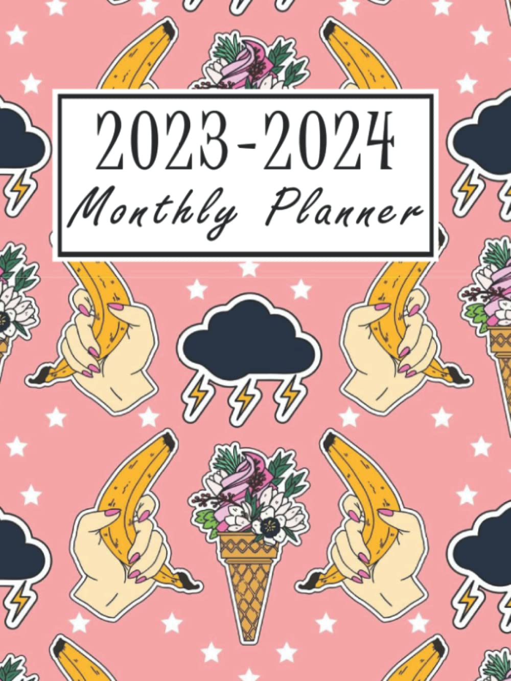 2023-2024: Banana Weekly Two Year Planner - Pretty Design 24 Months at a Glance Simple Schedule Organizer & Agenda |... & Contacts Log (Academic Planner) baixar livro de graça
