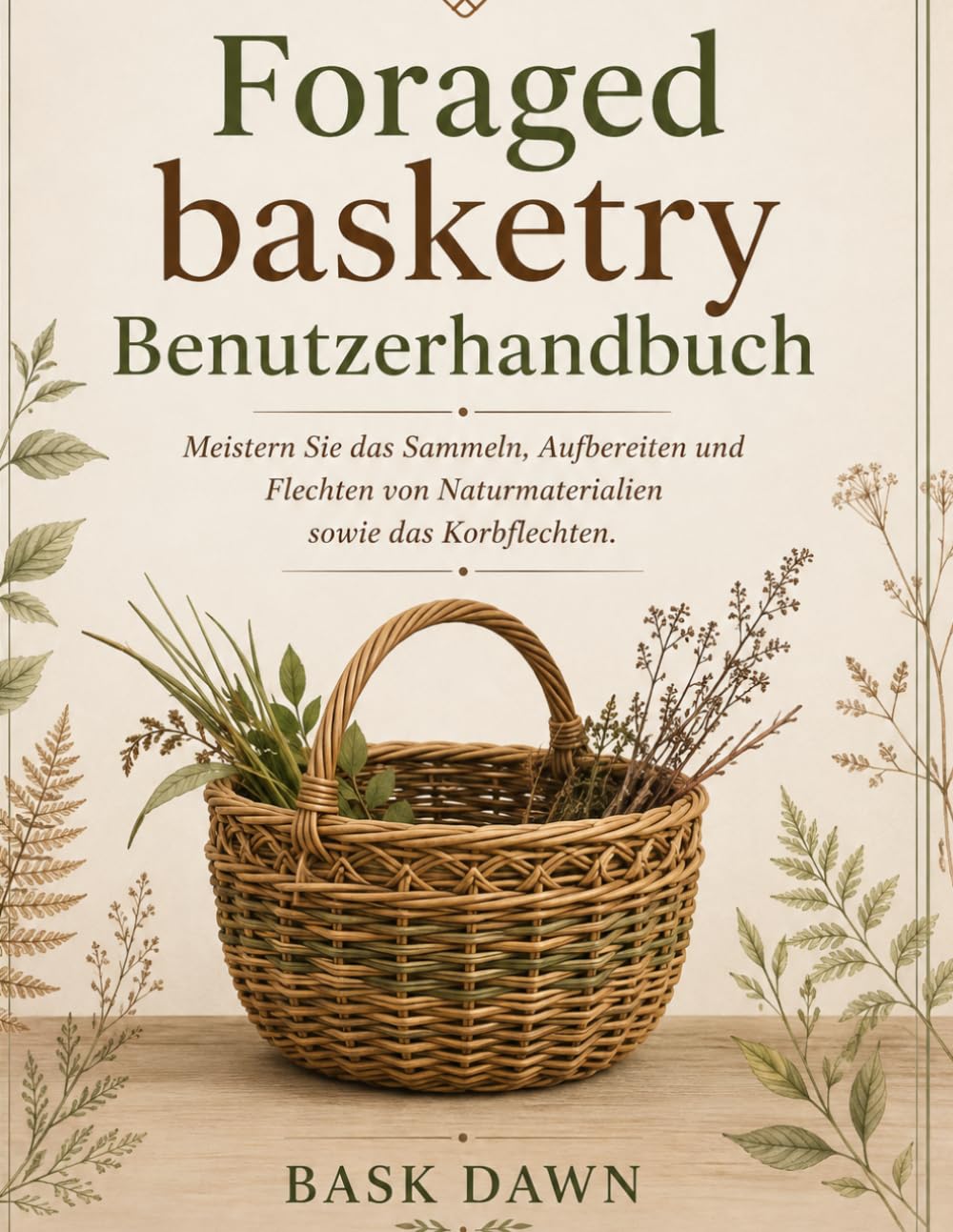 Foraged basketry Benutzerhandbuch: Meistern Sie das Sammeln, Aufbereiten und Flechten von Naturmaterialien sowie das Korbflechten baixar livro de graça