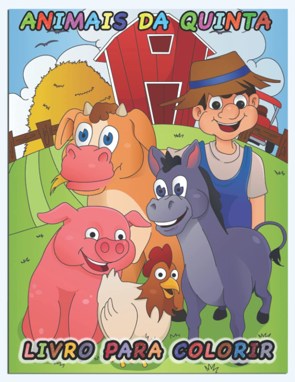 ler totalmente Livro Para Colorir, Animais Da Quinta: Caderno De Coloração E Atividades Para Crianças A Partir dos 3 anos (Portuguese Edition)