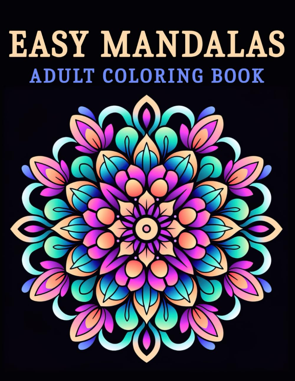 ler totalmente Easy Mandalas Adult Coloring Book: Mandala Magic: A Coloring Book to Unlock Your Inner Artist