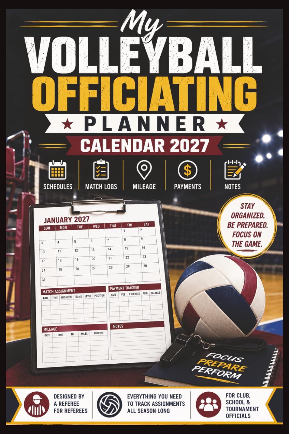 My Volleyball Officiating Planner: 2027 Calendar baixar o livro de graça