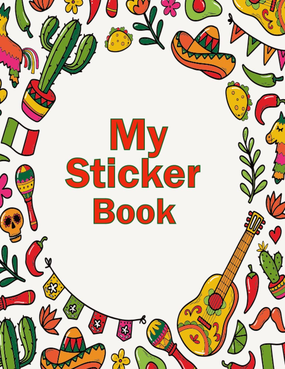 My Sticker Book: My Favorite Sticker Collecting Album Blank Sticker Book For Girls And Boys Ages 4-8. Kids Fun Craft Stickers Book Journal... Pages. (Sticker Collecting Album for Kids) baixar livro de graça