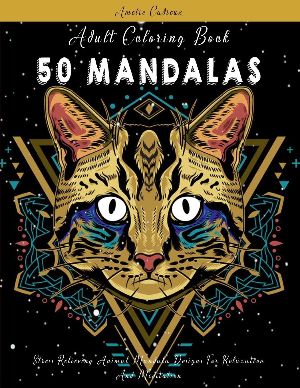Adult Coloring Book: 50 Mandalas: Stress Relieving Animal Mandala Designs For Relaxation And Meditation (2) baixar o livro de graça