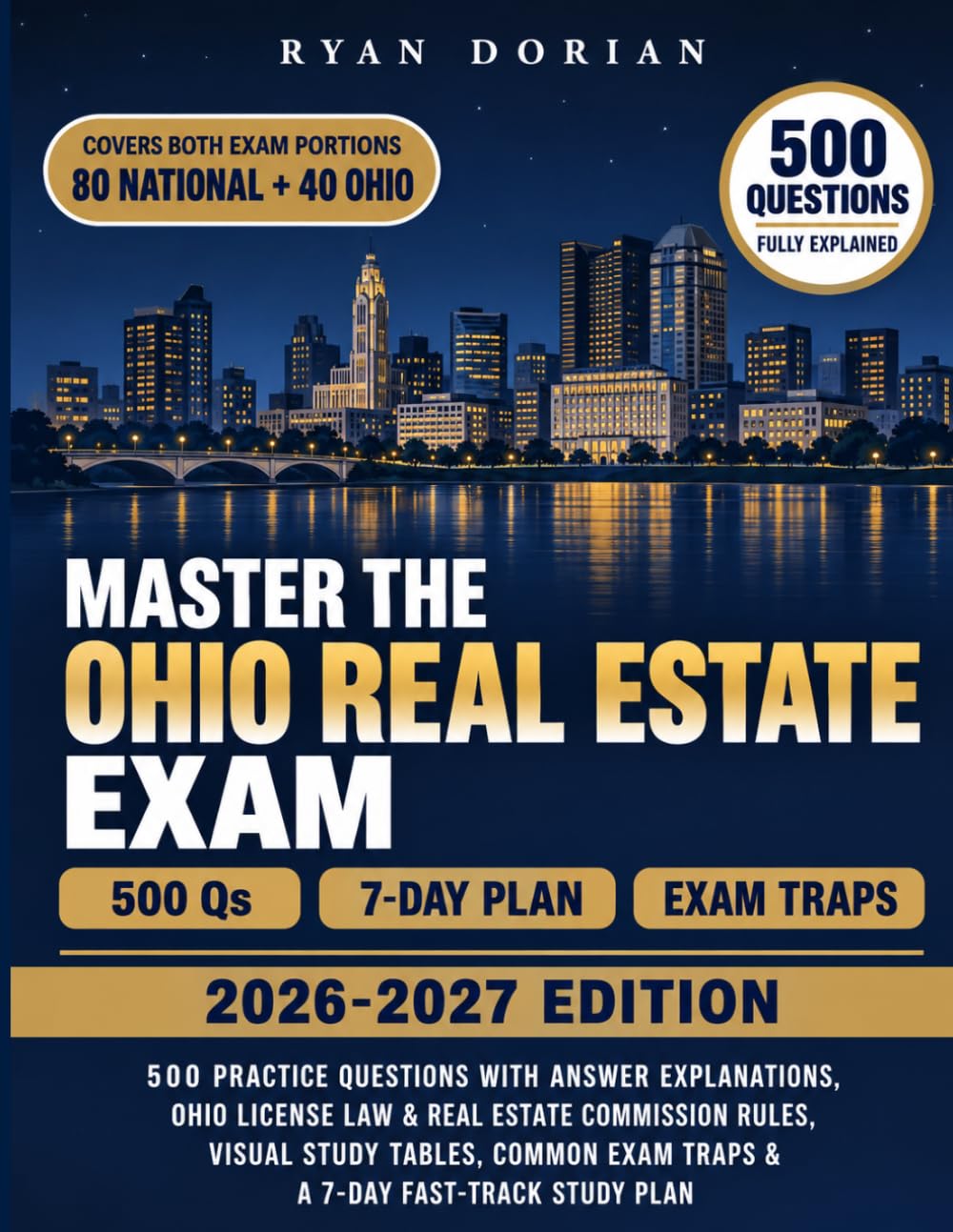 Master the Ohio Real Estate Exam 2026-2027: 500 Practice Questions with Answer Explanations, Ohio License Law & Real Estate Commission Rules, Visual... Exam Traps & a 7-Day Fast-Track Study Plan baixar livro de graça