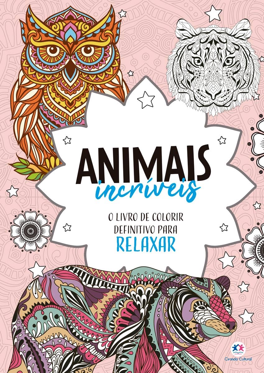 Animais Incríveis - Livro de colorir e relaxar mandalas baixar o livro de graça