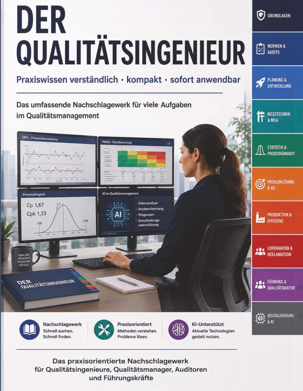 Der Qualitätsingenieur: Methoden, Werkzeuge und Grundlagen des Qualitätsmanagements – Das praxisnahe Nachschlagewerk für Qualitätsingenieure, Qualitätsmanager und Auditoren (German Edition) baixar o livro de graça